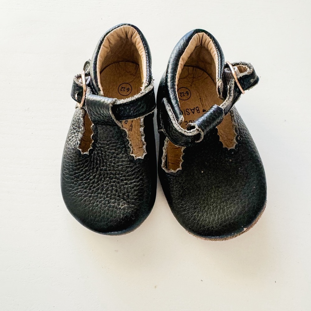 Babe basics are Baby Girls Genuine Leather Mary Janes,
